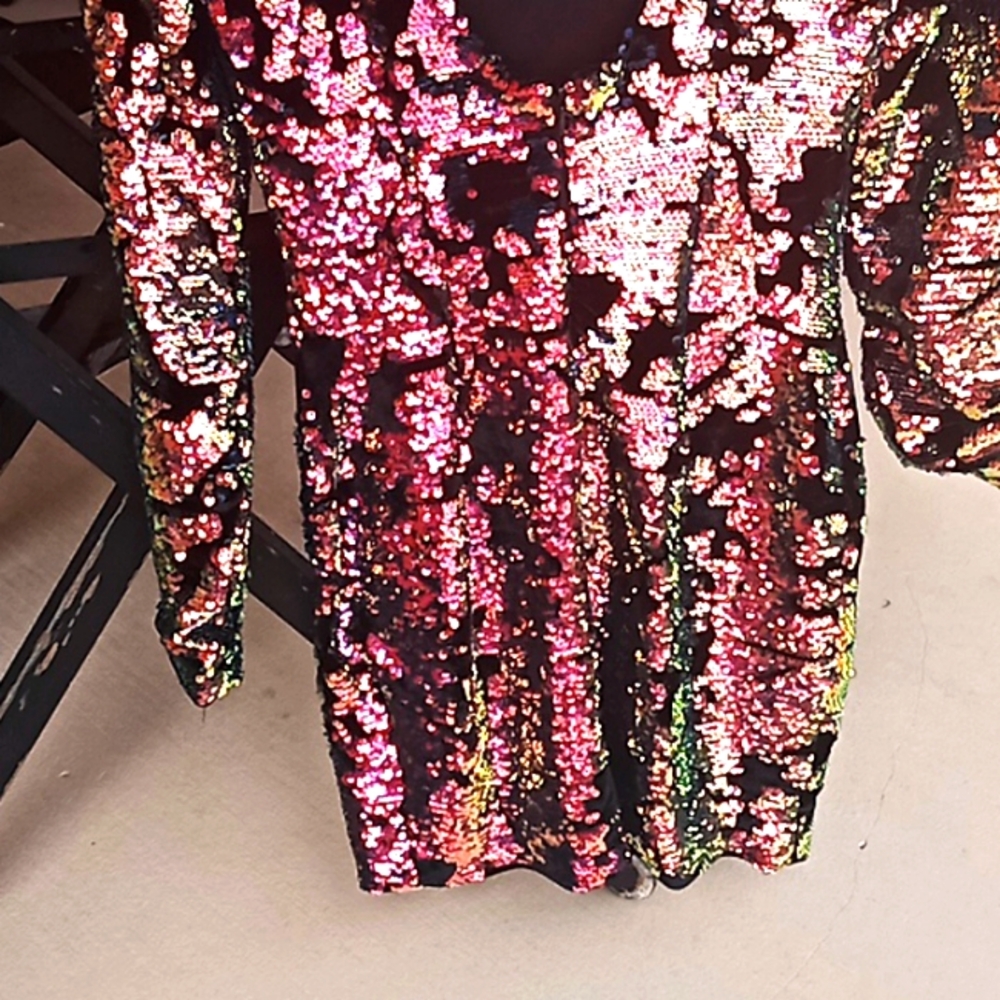 ALEXIA ADMOR XS Sequin Dress. Multicolor. Absolutely Stunning!! - Picture 6 of 13